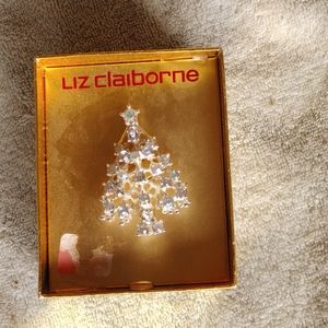 2" Liz Claiborne Xmas pin